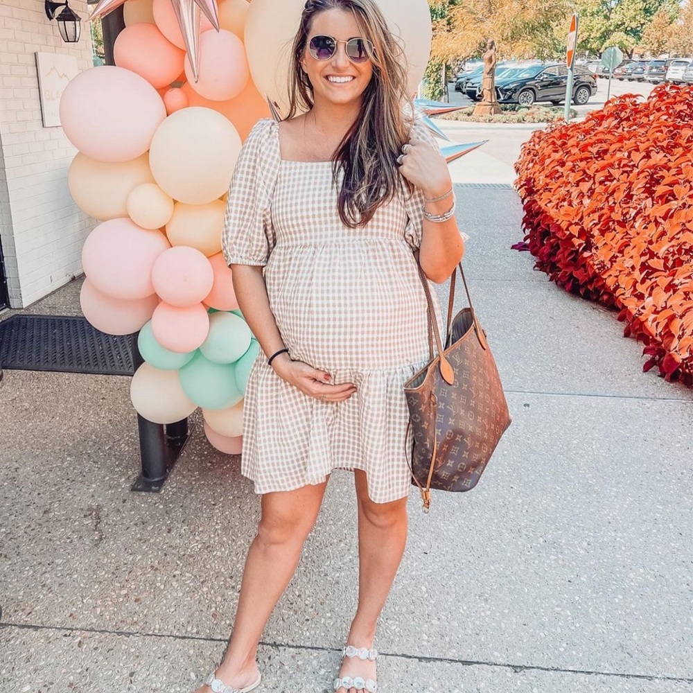 Trendy maternity dress PinkBlush